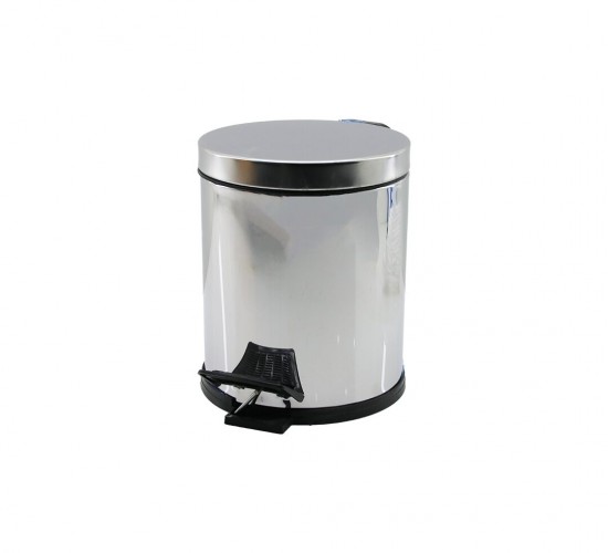BERAY BRY-0343 QS-452 NO-3 ( 3LT ) ( KROM METAL ) ( PEDALLI ) ÇÖP KOVASI ( ÇAP: 18CM & Y: 22.3CM )*8