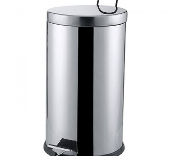 ONTON-553538 BERAY BRY-0346 ( 16LT ) ( KROM METAL ) ( PEDALLI ) ÇÖP KOVASI ( ÇAP: 24.5CM & Y: 42.5CM ) ( BRKT-922500 )*4