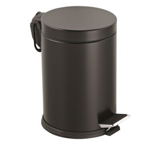 LALEZAR LZR-815S ( 12LT ) ( SİYAH ) PEDALLI METAL ÇÖP KOVASI*6