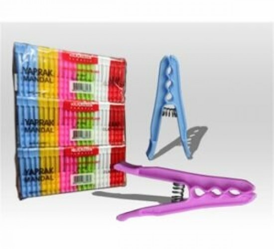 AKYAZI-054 ( 24PCS ) ( ORKİDE ) ( PLASTİK ) MANDAL*6X30