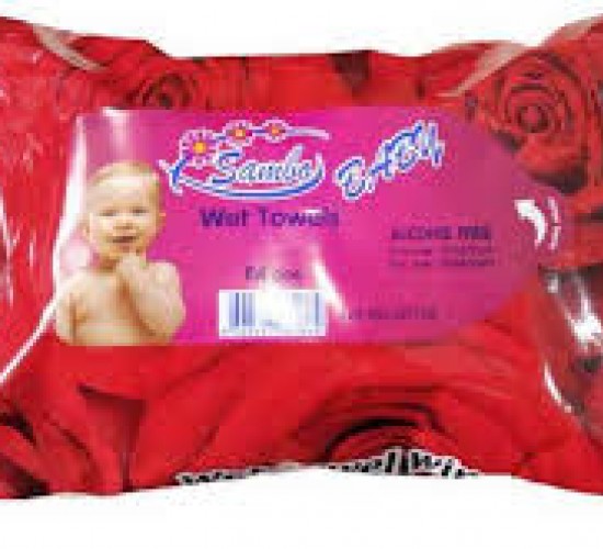 SAMBO 64PCS ISLAK MENDİL*24=K