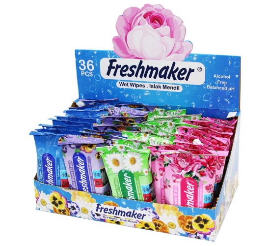 FRESHMAKER 15PCS ISLAK CEP MENDİL*36X8