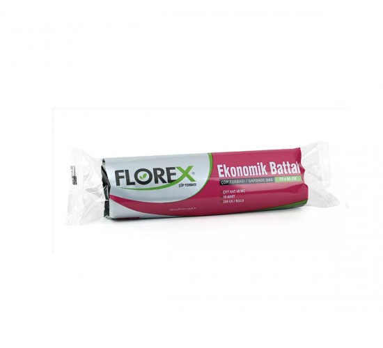 FLOREX-623 ( ENDÜSTRİYEL BATTAL ) ( 10PCS ) 72X95CM.ÇÖP TORBASI*20=K