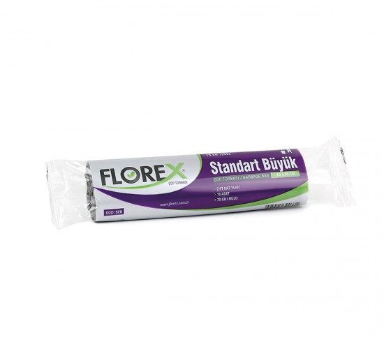 FLOREX-526 ( STANDART BÜYÜK ) ( 10PCS ) 65X80CM.ÇÖP TORBASI*50=K