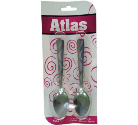 ATLAS-704  6PCS METAL TATLI KAŞIK*50