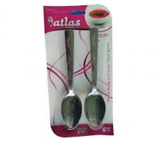 ATLAS-701  6PCS METAL YEMEK KAŞIK*50