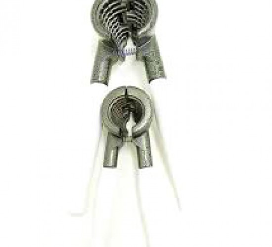 STAR-927 ( 2PCS SET ) METAL FINDIK & CEVİZ KIRACAK BEYAZ SAPLI*40