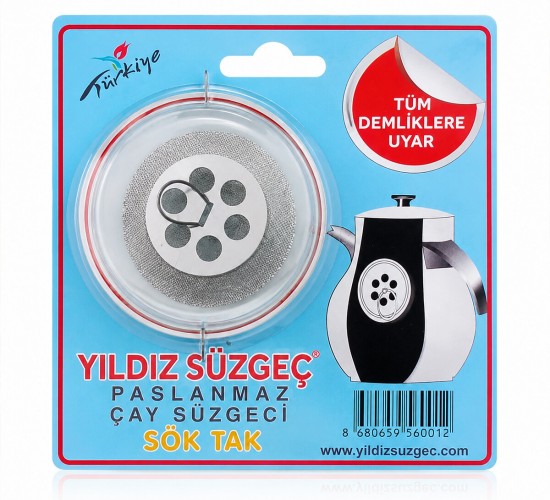 YILDIZ SÖK TAK ÇAY SÜZGEÇ*50X20