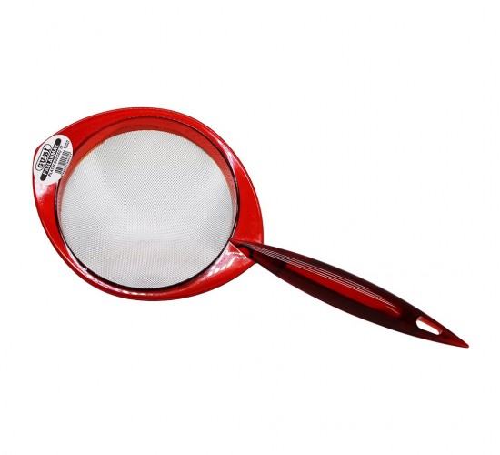 GU-Bİ ( NO-12 ) ( 12CM ) PLASTİK PLATİN KULPLU SÜZGEÇ*48