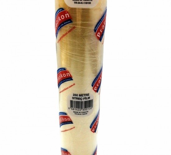 PRATİKON ( 30CM X 250MT ) PVC ( GIDA ) STREÇ FİLM DÖKME*25