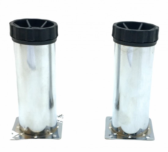 İBİCO ( 90-12168-E-01 ) ( 12CMX42MM ) ( METAL ) TABLALI ( PLASTİK AYARLANABİLİR PİNGOLU ) KOLTUK BAZA AYAK*10X10