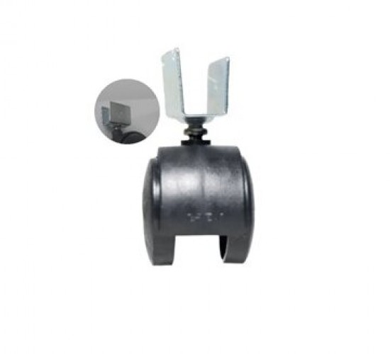 ERECT ERC-550 ( U ) ( KISA SUNTA GEÇME & 50MM ) ÇİFTLİ PLASTİK TEKER*10X20