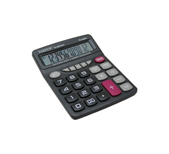 TAKSUN KADİO KD-TS-8876CS 12 HANELİ HESAP MAKİNESİ*60