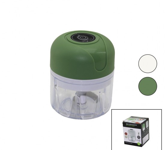 INTELLIGENT MINI PROCESSOR WH-1002 ( USB ŞARJLI MİNİ ) 3 BIÇAK ( YEDEK BIÇAKLI ) BLENDER RONDO DOĞRAYICI ( 250ML & 45W ) ( BRKT-417583 )*80