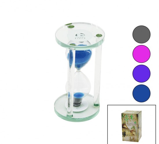COMPTİMENTS YAKUT-9336 FYS-002 (ORTA & 10DK) CAM KUM SAATİ (CAM STANDLI= ÇAP: 6.8CM-YÜKSEKLİK: 11.5CM)*72