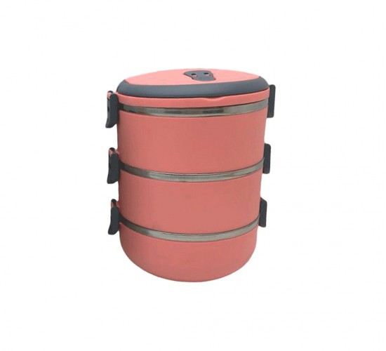 FRESHBOX ( KOYU PEMBE ) ( 3LÜ ) SEFER TASI SAKLAMA KABI ( 1.8LT )*24