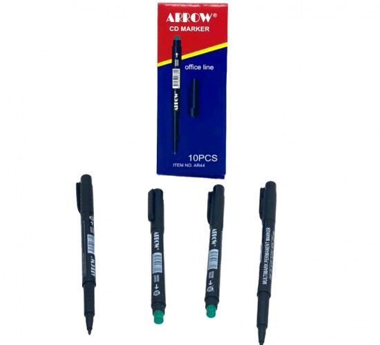ARROW ( SİYAH ) CD MARKER KALEMİ*10X12