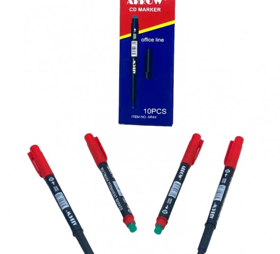 ARROW ( KIRMIZI ) CD MARKER KALEMİ*10X12