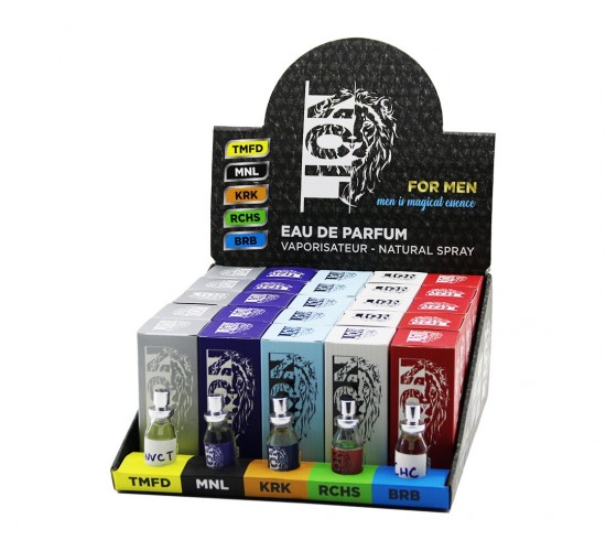 LION FOR MEN ( BAY ) ( EAU DE ) EDİT PARFÜM CAM ŞİŞE SPREY 100ML ( MİX= INCVT-ABC-SVG-LCST-CHC )*25X3