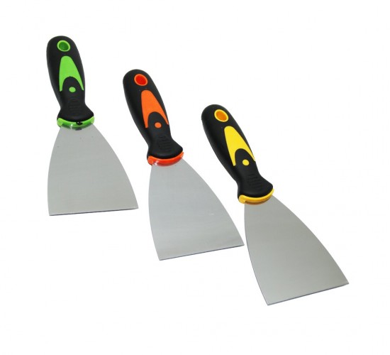 DMAX DMX-4192 ( 80MM ) METAL SPATULA FİBER SAPLI*12X20