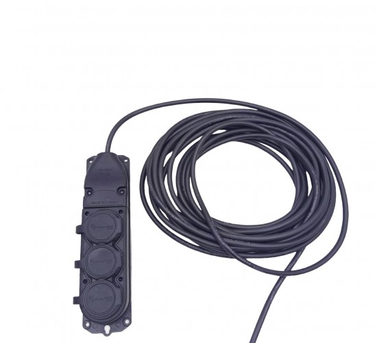 VEETRİN S-31510-3 VT-5009 ( 3LÜ ) ( 10MT ) ( KAUÇUK PRİZ ) ( UZATMA KABLOSU ) ( 3X1.5 CCA KABLO ) ( ŞEFFAF PENCERELİ BEZ ÇANTA ) ( KAUCUK )*10