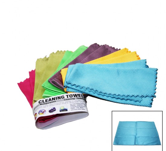 ENFA ENF-142 CLEANING TOWEL BAKLAVA DESENLİ MİKROFİBER TEMİZLİK BEZİ*12X120