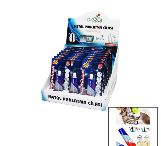 LALEZAR STAR SHİNE LZR-531 METAL PARLATMA CİLASI 50GR*24=K