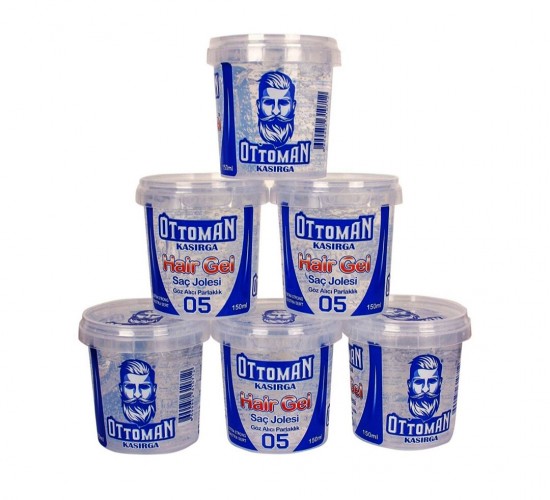 OTTOMAN KASIRGA ( 150ML ) ( ŞEFFAF ) ( EXTRA SERT ) SAÇ JÖLESİ*6X16