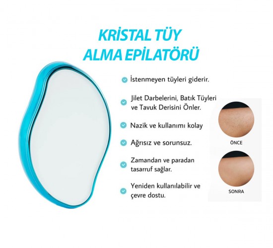 EPILATOR ( KRİSTAL ) TÜY ALMA EPİLATÖRÜ*200