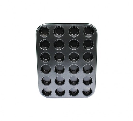 ENFA ENF-409 ( 24 GÖZLÜ ) ( METAL ) ( MUFFIN ) KEK KALIP ( MİNİ= ÇAP:4CM ) ( 26.5 X 35CM )*60