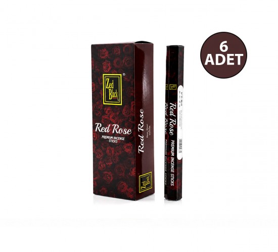 ZED BLACK ( ROSE & KIRMIZI GÜL ) ( ÇUBUK ) TÜTSÜ*6X50