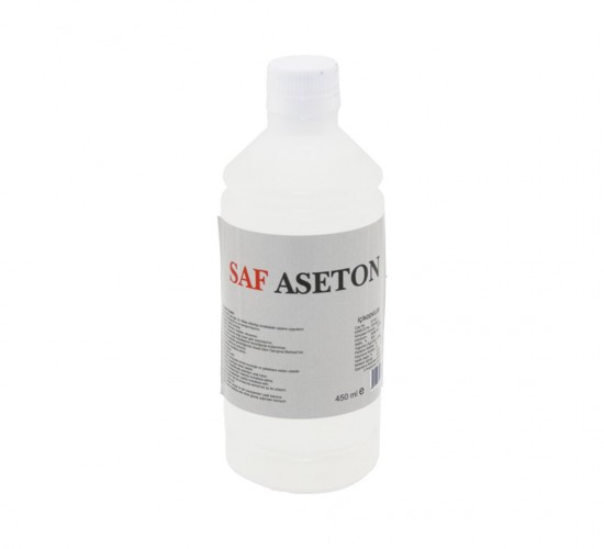 SAF ASETON 450ML ( OJE SİL & YAPIŞKAN TEMİZLEME & MAKİNE TEMİZLEME )*20=K