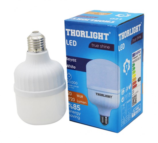 THORLIGHT T-20B ( 20W ) E27 TORCH T-SHAPE BEYAZ LED AMPUL*30