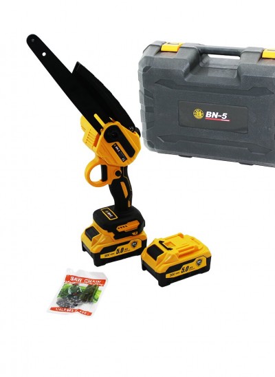 (BANCO-500) BN-5 (YAĞLI POMPALI & ZİNCİRLİ TESTERE) BUDAMA & DAL KESME MAKİNESİ (ŞARJLI & 2 BATARYA) (36V 5.0AH) (17000RPM)*8