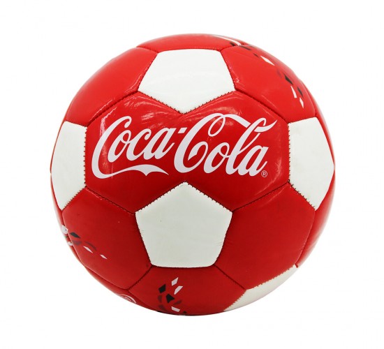 COCO COLA ( FUTBOL ) TOPU DİKİŞLİ & KIRMIZI BEYAZ ( 420 GR )*24