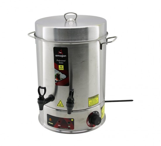 ARMAĞAN ( 160 BARDAK) ÇAY OTOMATI ( ELEKTRİKLİ ) SEMAVER ÇAY MAKİNESİ ( ÇİFT MUSLUK ) ( 16LT ) ( 2000W ) ( 9.1A )*2