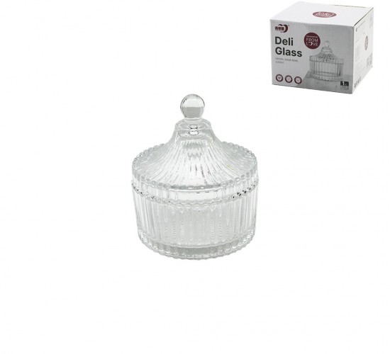 DELI GLASSWARE TG-1032-4 BÜYÜK CAM ŞEKERLİK*48