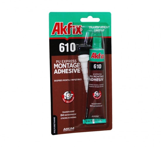 AKFİX-610 ( ŞEFFAF ) ( 50ML ) EKSPRES MONTAJ YAPIŞTIRICI*30=K