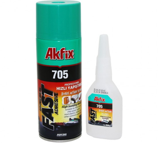 AKFİX AK-3008 GA-065 ( 400ML+100GR=BRÜT ) HIZLI YAPIŞTIRICI (MDF-AHŞAP-METAL-MERMER-GRANİT-DERİ-KAUÇUK-PLASTİK-DOĞAL TAŞ)*24