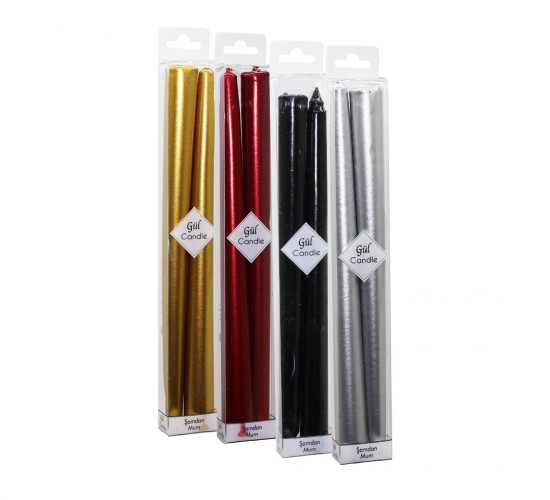 GÜL CANDLE GL-217 ( 2PCS ) YALDIZ ŞAMDAN MUM*1X70