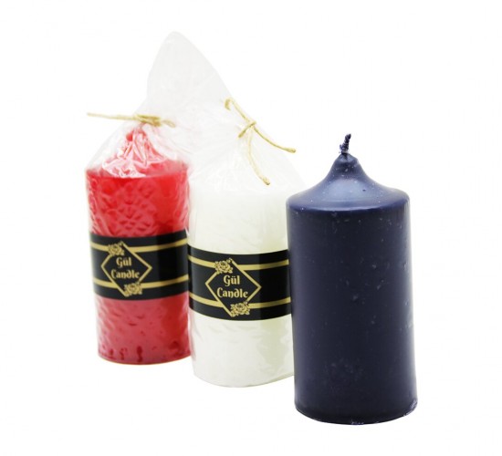 GÜL CANDLE ( 5X10 & ORTA ) ( RENKLİ ) TAKOZ MUM*40=K