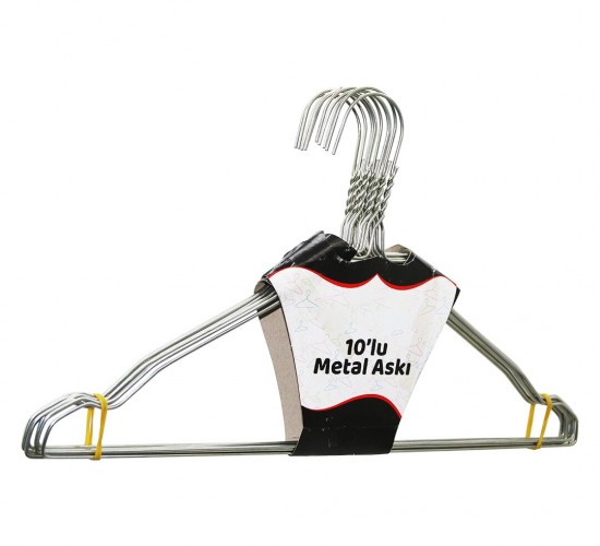 ASKICIM ( 10PCS ) ( METAL ) ELBİSE ASKISI*60=K