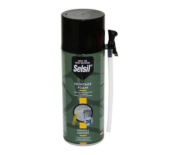 SELSİL-2695 PU KÖPÜK ( 300ML ) MONTAJ KÖPÜK 320GR*12=K