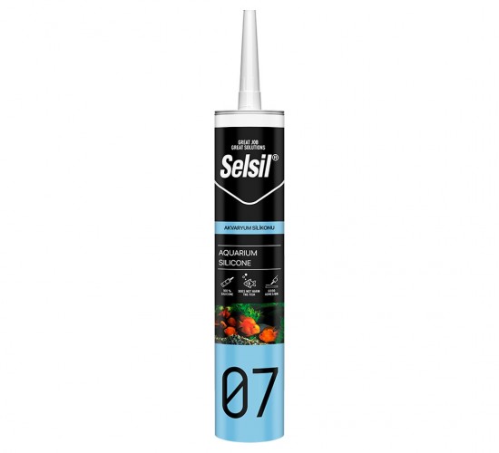 SELSİL-2449 07 ( ŞEFFAF & AKVARYUM ) SİLİKONU 280ML*25=K