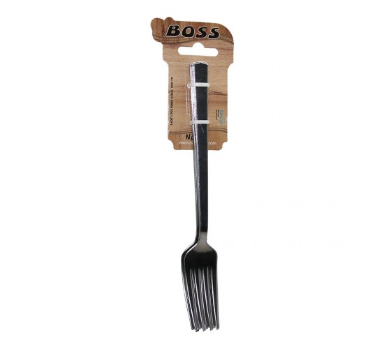 BOSS-714 ( 6PCS ) EKO ÇUBUK SADE METAL ( YEMEK ÇATAL ) 2MM*50