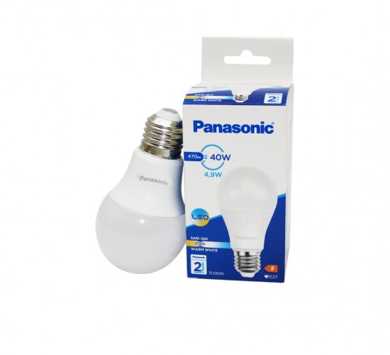 PANASONİC ( SARI ) ( 4.9W & 40W & 470LM & E27 ) LED AMPUL*20X5