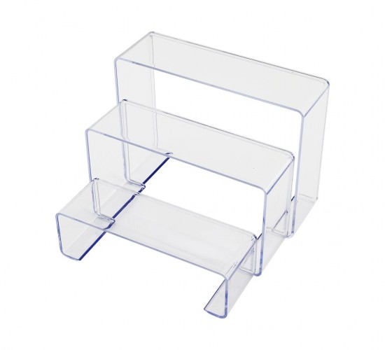 DOLLY Y-118  ( 3 BOY & BASAMAK ) ÜRÜN SUNUM TEŞHİR AYAK ( Y: 6-11.5-16.5CM ) ( DERiNLİK: 6.5CM ) ( EN: 19.5-20.5-21.5CM )*24
