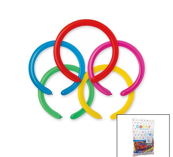 GEMAR-D4  SOSİS UZUN BALON #080 ( 2'' & 5CM & 100PCS )*1X100