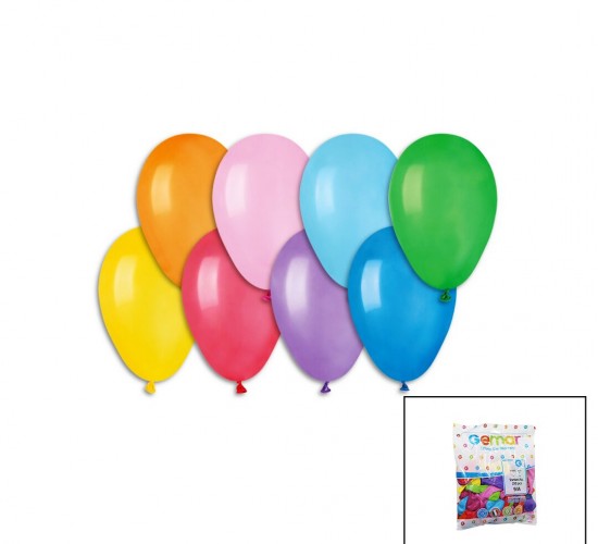 GEMAR-A70 9/A KLASİK RENKLİ BALON #086 ( 7'' & 19CM & 100PCS )*1X150