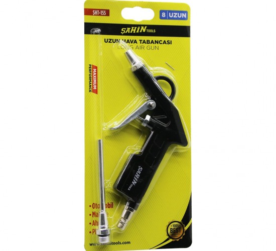 ŞAHİN TOOLS ŞHT-155 ( NO-8 | UZUN ) HAVA TABANCASI ( 4-6 BAR BASINÇLI ) ( 1/4